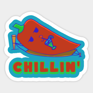 Chilli Chillin', Red Chili Sticker